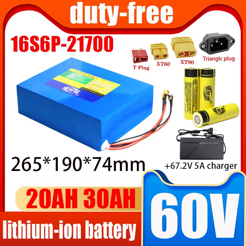 60V 30Ah 21700 Battery Pack - 100% New 60V 21700 lithium-ion battery