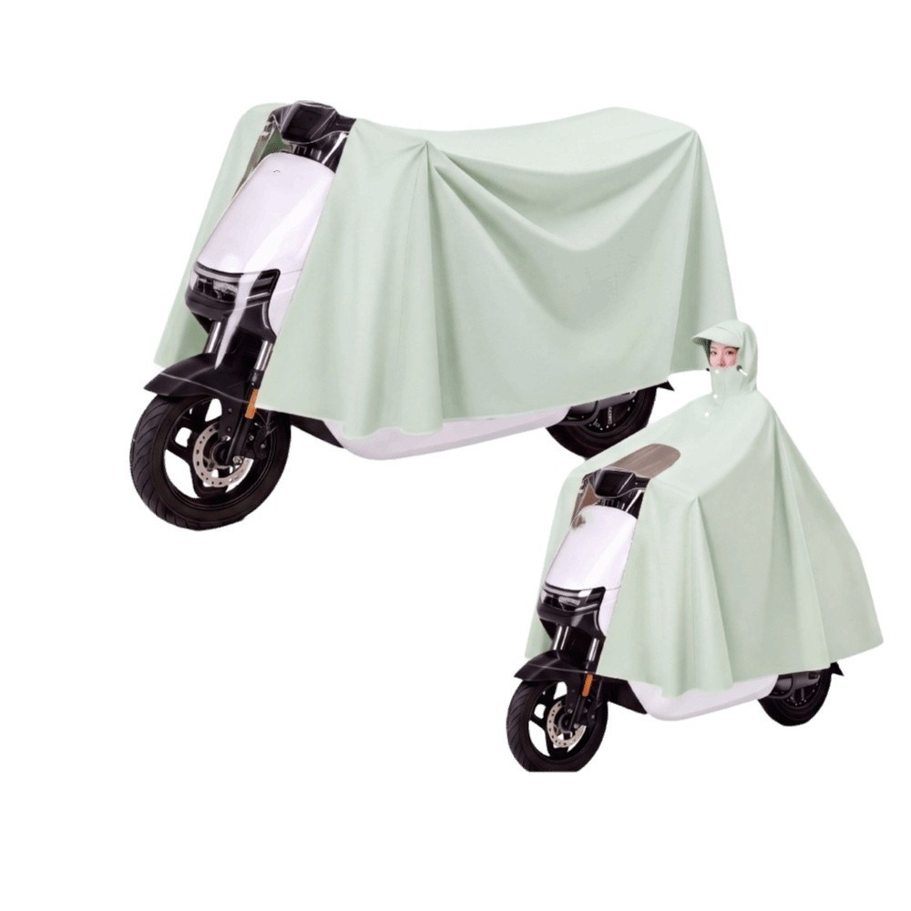 Thickened Rain Poncho Waterpro - Electric Scooter Rain Cover recension och pris