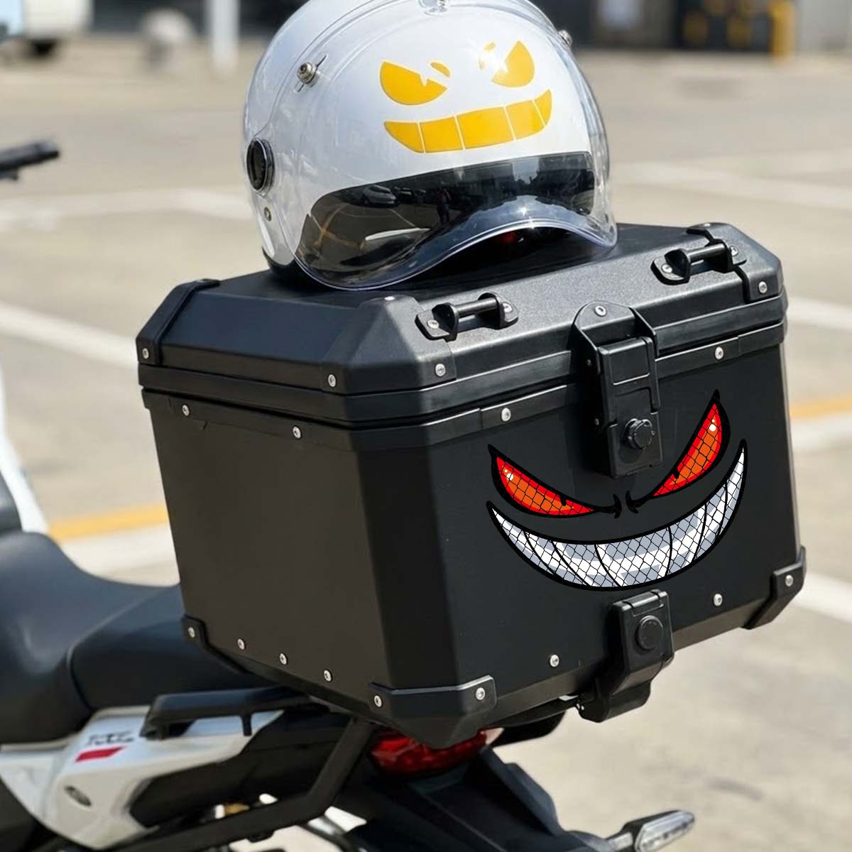 JDM Demon Eyes Gengar Reflecti - Scooter Helmet Set recension och pris