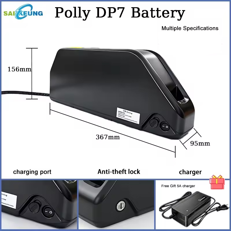 Hailong Polly DP7 E-Bike Downt - 60V 30Ah 21700 Battery Pack recension och pris