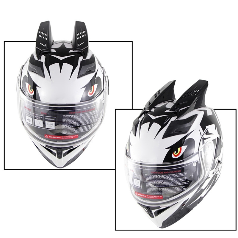 2Pcs Helmet Racing Ear Horns M - Scooter Helmet Set recension och pris