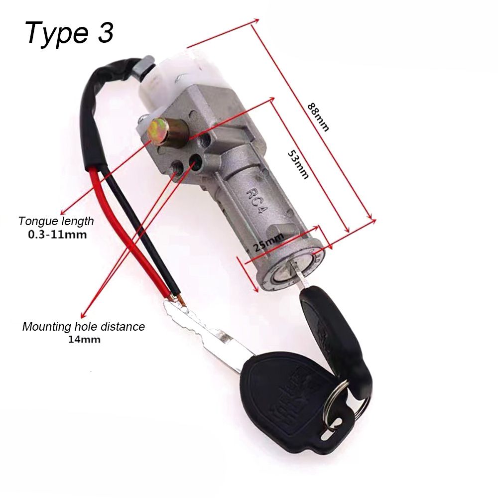 E-Bike Battery Lock With 2 Key - Electric Scooter Charger recension och pris
