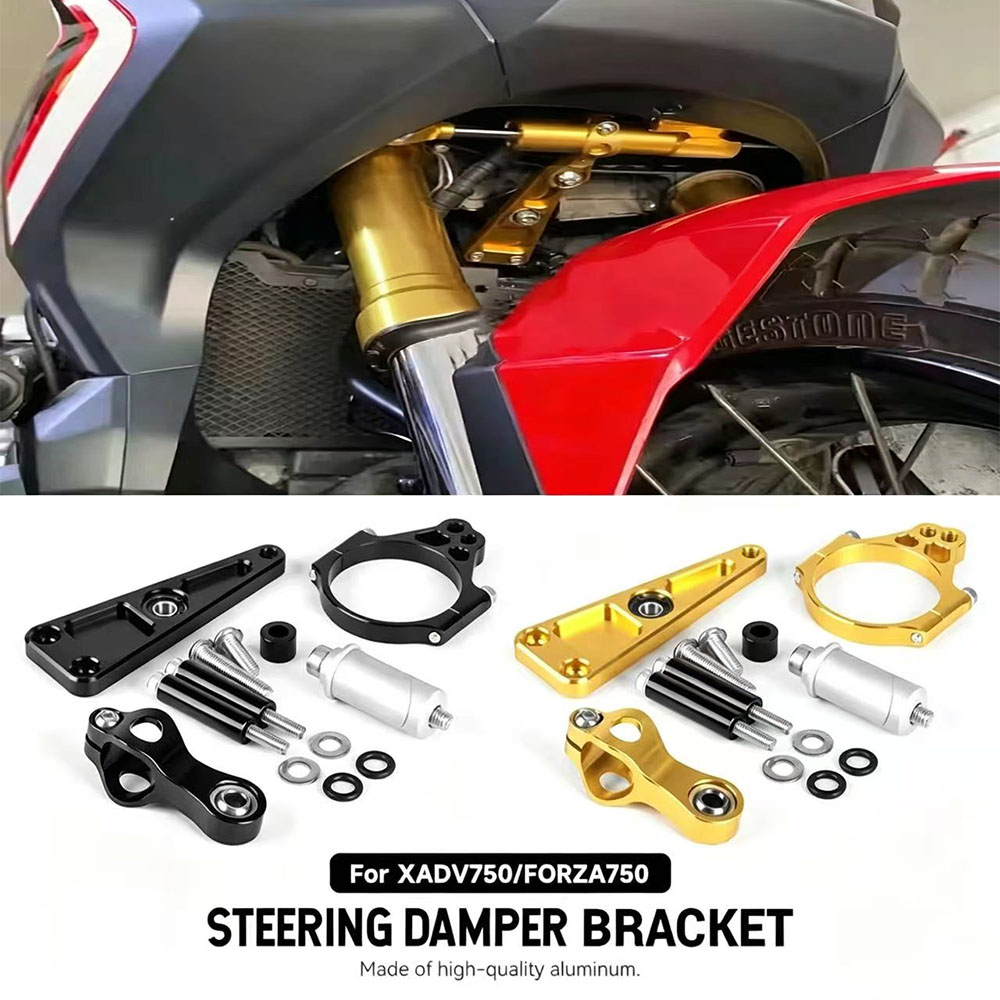 Motorcycle For Honda XADV 750  - Steering Damper Stabilizer Kit Cnc recension och pris